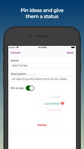 Idea Trackerr screenshot 2