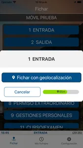 Geogestión Horaria screenshot 2