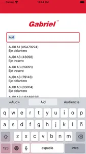 Gabriel Autopartes screenshot 1