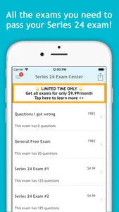 Series 24 Exam Center screenshot 3