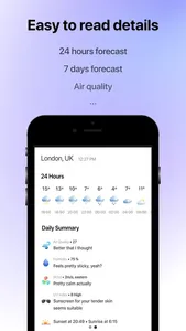 Dirty Weather – Daily Forecast screenshot 2