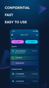 Beam Privacy Wallet screenshot 0