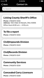 Licking County Sheriffs Office screenshot 2