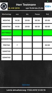 E Wochenplan screenshot 1