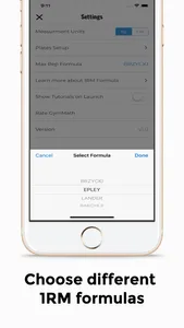 GymMath - Plates & 1RM Calc screenshot 6