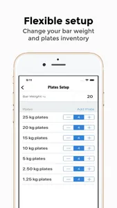 GymMath - Plates & 1RM Calc screenshot 7