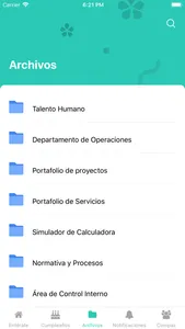 Jardín Azuayo Intranet screenshot 3