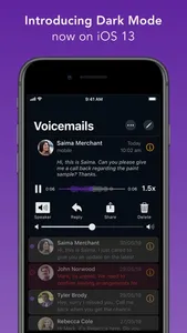 Spark Voicemail screenshot 1