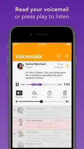 Spark Voicemail screenshot 2