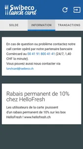 SwibecoLunchCard screenshot 4