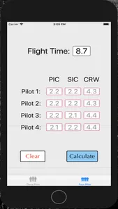 P3 Flight Time Calculator screenshot 3