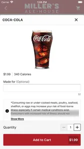 Miller's Ale House Ordering screenshot 4