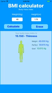 BMI IMC calculator screenshot 1