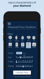 Diamond Price Predictor screenshot 0