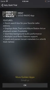 Holy Gold Radio screenshot 3