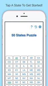 50 States Puzzle screenshot 0