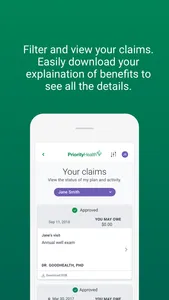 Priority Health Member Portal screenshot 3
