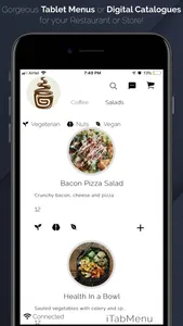 iTabMenu - Digital Tablet Menu screenshot 1