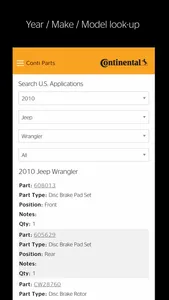 Conti Parts screenshot 1