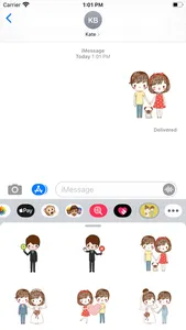 Cohabit Couple Stickers screenshot 0