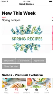 Healthy Salad Recipes App screenshot 1