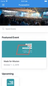 Purpose Driven Events screenshot 1