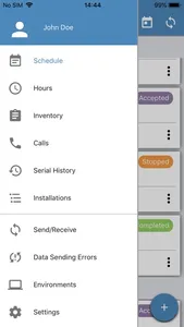 Infor LN Mobile Service screenshot 1