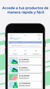 Interbank Empresas screenshot 1