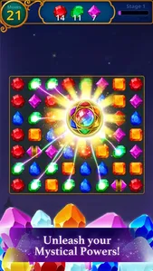 Jewels Magic: Mystery Match3 screenshot 1