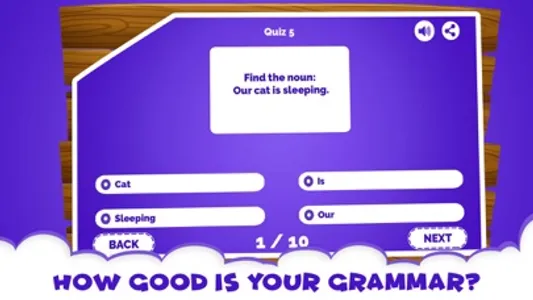 Learn Noun Quiz Games For Kids screenshot 0