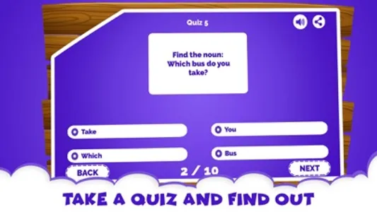 Learn Noun Quiz Games For Kids screenshot 1