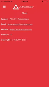 ARCON Authenticator screenshot 1