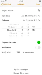 FinishTask screenshot 1