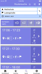 MobiDig Fahrtauskunft screenshot 2