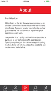 Mr. Gas Loyalty screenshot 2