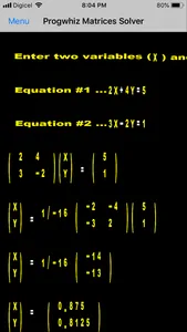Progwhiz Matrices Solver screenshot 4