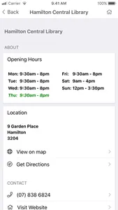 Hamilton City Libraries screenshot 5