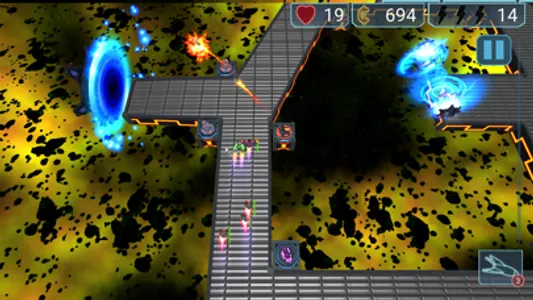 Neon Defenders - Tower Defense screenshot 0