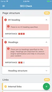 Seobility SEO Check screenshot 6