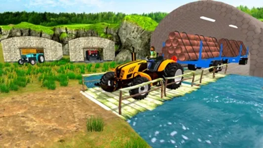 Tractor Trolley Farming Game screenshot 2