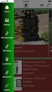 Sauk County Historical Society screenshot 1