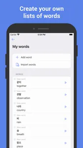 Learn Korean with Flash cards! screenshot 2