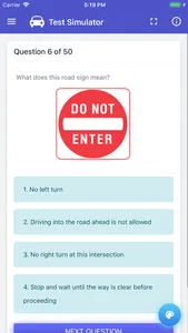 MI DMV Test screenshot 1