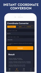 GPS Coordinates Converter App screenshot 2