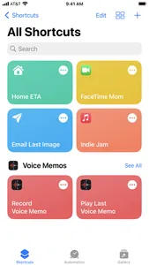 Shortcuts screenshot 0