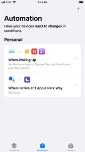 Shortcuts screenshot 1