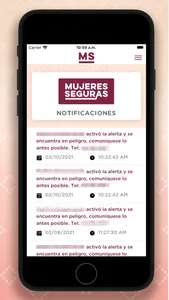 Mujeres Seguras screenshot 5