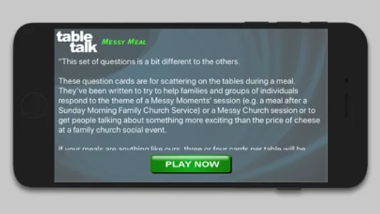 Table Talk for Messy Moments screenshot 1