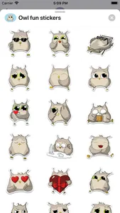 Owl emoji - Funny stickers screenshot 0