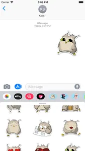 Owl emoji - Funny stickers screenshot 2